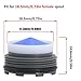 1.5GPM Faucet Replacement Part Insert Filter, Restrictor Aerator, 18.5mm/0.72Inch, 4 Pack