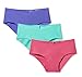 Amazon Brand - Mae Women's No Show Infinity Edge Hipster Underwear, 3-Pack