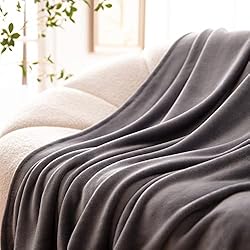 Bertte Fleece Throw Blanket Super Soft Cozy Warm