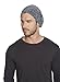 Barefoot Dreams CozyChic Lite Ribbed Beanie Heathered Indigo/Stone