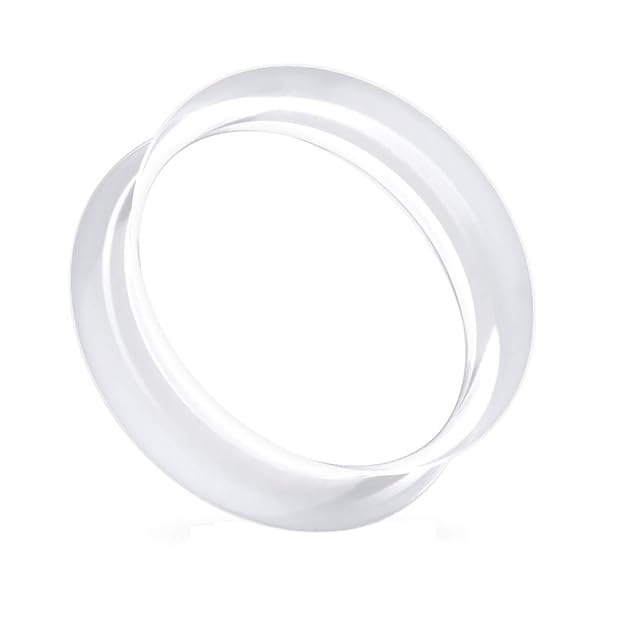 beyoutifulthings Ohr-Tunnel Ultrasoft Skin Silikon Ohr-Piercing Ohr-Schmuck Plug Double Flare Sattel-Verschluss viele Farben 