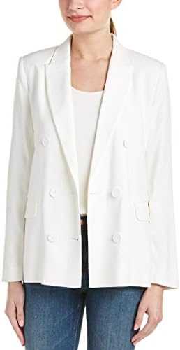 Sandro Womens Vanny Blazer, 40, White