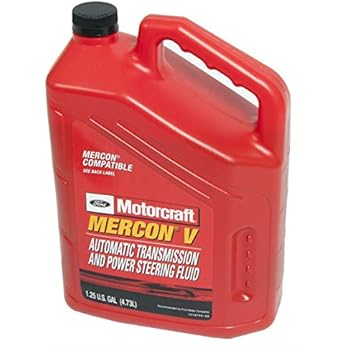 Genuine Ford XT-5-5QM MERCON-V Automatic Transmission and Power Steering Fluid - 5 Quart