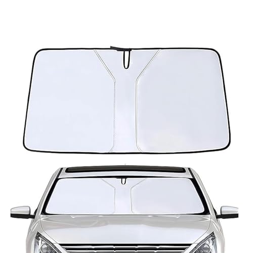 YYRBMFC Car Windshield Sun Shade for Toyota Prius (XW20) 2.Gen 2003 2004 2005 2006 2007 2008 2009 2010, Foldable Front Sun Shade Windshield Anti-UV Sunscreen Dust Protector Accessories,Silver, normal at Amazon