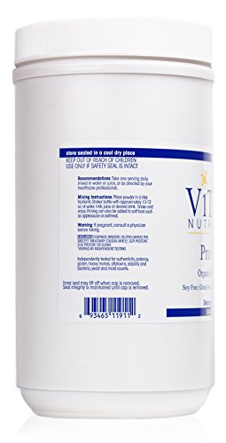 Vital Nutrients - ProVeg - Organic Pea Protein With Natural Vanilla Flavor - 524 Grams