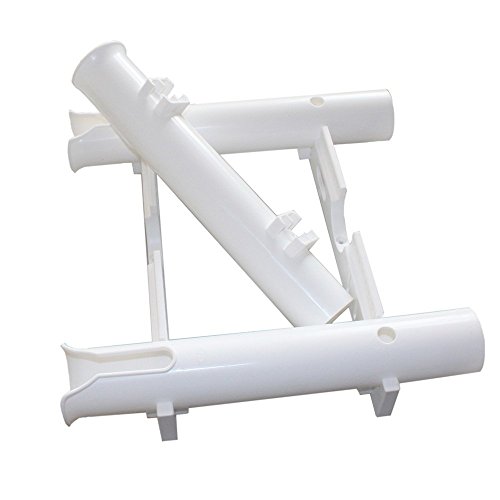 BigTron Angel Rutenhalter EIN Stück 3-Fach/Racks/Pole, Seitlich Angebracht, Alle Zubehör im Lieferumfang (WeiÃ) für Boot, Kajak, Mauer – Bild 8