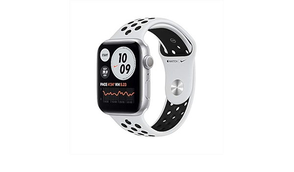 silver nike apple watch