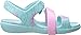 crocs Keeley Frozen Fever K Sandal (Toddler/Little Kid), Ice Blue, 10 M US Toddler