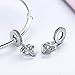 BAMOER 925 Sterling Silver Love in My Heart Charms Diamond Pendant for Charms Bracelet