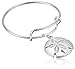 Alex and Ani Expandable Wire Sand Dollar Stackable Ring