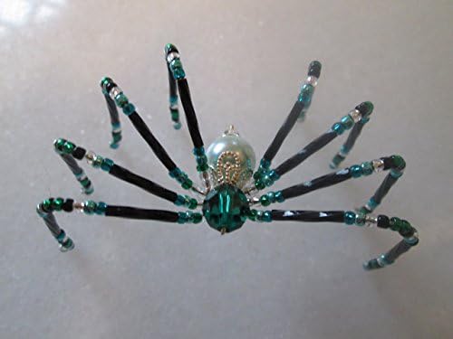 Beaded Christmas Spider Ornament Suncatcher