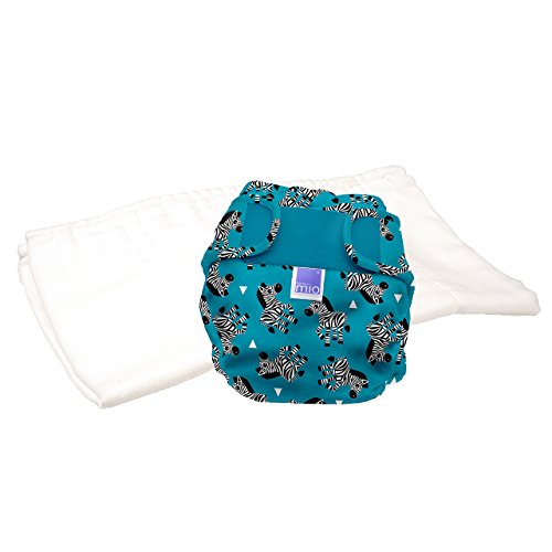 Bambino Mio, Miosoft Cloth Diaper Trial Pack, Zebra Crossing, Size 2 (21lbs+)