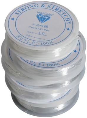 Elastic Crystal Stretchy Beading Thread Strong Bead Bracelet Cord String Jewellery,1mm