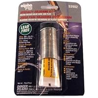 alpha fry 53982 AM53982 Cookson Elect Lead-Free Silver Solder and Flux Kit