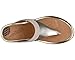 FitFlop Women's Banda Micro Crystal Toe Post, Pale Gold, 7 M US