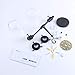 Phansthy Black Wall Sconce Double Sconce Light with Dual 5.6 Inches Clear Glass Lampshade(Black)