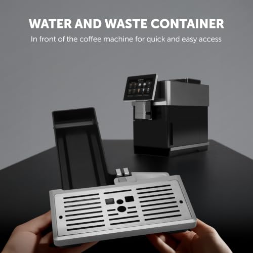 Polaris PACM 2081AC Smart Hot & Cold Coffee Machine, 40 One-Touch Programs, Built-In Grinder, Wi-Fi App Control, Profi-Cream Frothing, 6 User Profiles, Coffee To Go Thermos Included