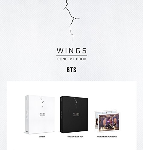 BTS Bangtan Boys - BTS Wings Concept Book+Photo Frame - Import It All