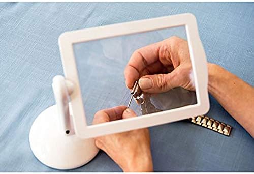 URSING Home- New LED Magnifier Screen Magnifier with Light in White, Quickly