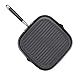 Anolon Advanced Hard Anodized Nonstick Square Griddle Pan/Grill with Pour Spout, 11 Inch, Graphite