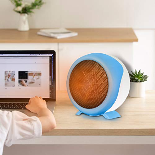 Pstars Ultra Silent Air Heating Warmer, Mini Portable Ceramic Space Heater with Adjustable Thermostat, Automatic Overheat Protection, Energy Saving, Office Winter Desktop Warm - Thumbnail 3