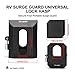 BougeRV RV Surge Protector Lock Hasp Protective Metal Box Heavy-Duty with Padlock Compatible with Surge Guard 30A Model 44750, 50A 44270, 34850 (Does Not Fit Model 34830 or 34950)