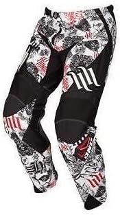 One Industries Mens Motocross Off Road Carbon Pants Hart & Huntington Black White 30