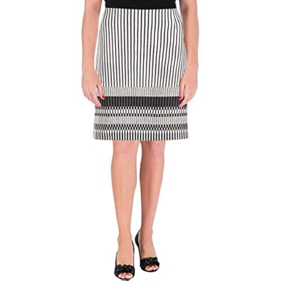 Hugo Boss Womens Striped A-Line A-Line Skirt