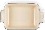 LE CREUSET Heritage Rectangular Dish Stoneware 19 cm Matte Black 1.1L view 5