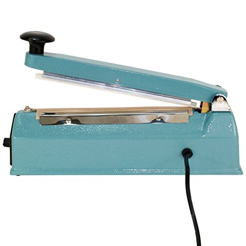 PrimeTrendz Hand Impulse Sealer Heat Seal Machine Poly Sealing With Element Grip and Teflon 12" (Inch)
