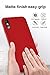 iPhone X Case, TORRAS [Air Series] iPhone X Slim Fit Soft TPU Thin Case Anti-scratch Protective Cover with Easy Grip for Apple iPhone X (2017) - Red