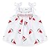 BOBORA Toddler Baby Girls Pants Outfits Polka Dot Pattern White Red Color Sleeveless Tops+ Shorts+Headband