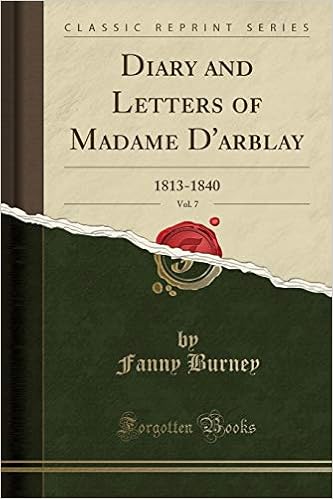 Diary And Letters Of Madame Darblay Vol 7 1813 1840 -