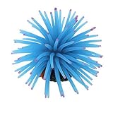 Aquarium Fish Tank Blue Silicone Mini Sea Anemone Ornament