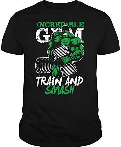 Hulk T Shirt, Incredible Gym Train and Smash T Shirt