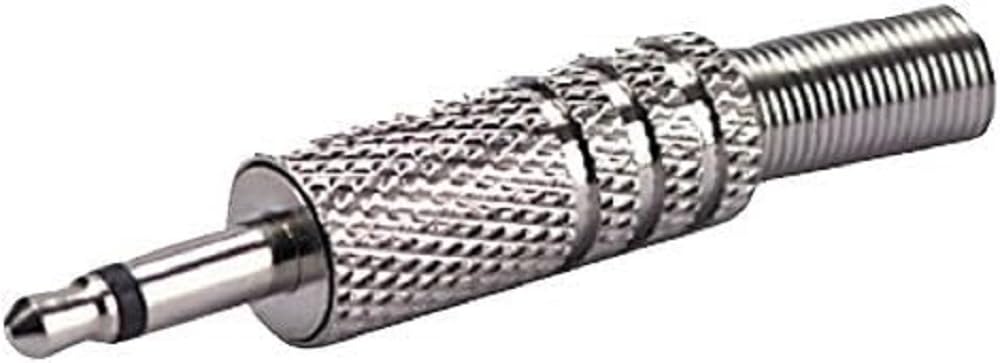 GEWA Alpha Audio Stecker Klinke 6,3 mm Winkelklinke stereo, ohne Knickschutz, für Kabel bis 6 mm Durchmesser