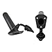 Multi Outools Plastic Flush Mount Fishing Boat Rod Holder with Cap Cover for Kayak Boat Canoe 7.9x1.8 inch Fishing Tackle Accessory 30 Degree Black 2pcs/4pcs (4PCS)