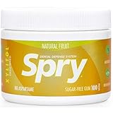 Spry Xylitol - Great Tasting Natural Fresh Fruit Gum, Promotes Oral Health and Fights Bad Breath - 100 Count (2 Pack)