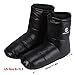 WIND HARD Winter Down Booties Socks Slippers Warm Soft Cozy for Outdoor Camping Sleeping Bag Indoor Down Filled Slipper Boots Ultralight 3 Size for Men Women (Black, M)