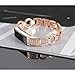 bayite Metal Bands Compatible with Fitbit Alta and Alta HR, Set with Rhinestone, Rose Gold