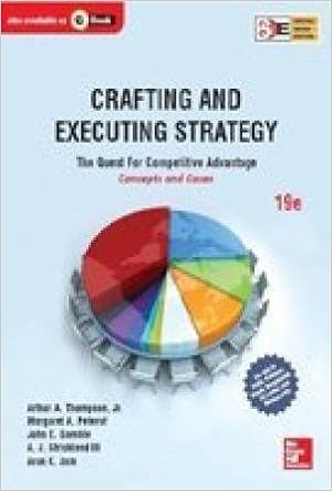 Buy Crafting And Executing Strategy The Quest For Petitive Advantage Concepts And Cases The Quest For Petitive Advantage Concepts Cases Book Online At Low Prices In India Crafting And Executing