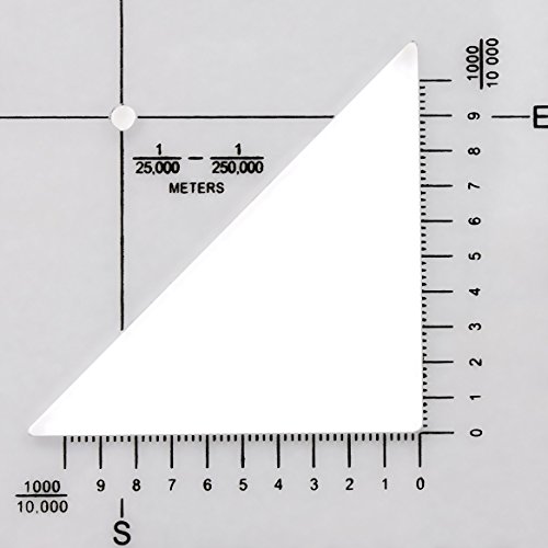 image for GOTICAL- Military UTM/MGRS Coordinate Scale-For Map Reading and Land N