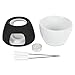 BOSKA Tea Light Tapas Fondue Set for Cheese or Chocolate, Explore Collection, White