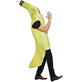 EraSpooky Adult Banana Costume Halloween Food Tunic Fruit Fun Cosplay Costume