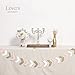 Ling's Moment 10 Feet Tribal Banner, Arrow Banner, Chevron Arrow Head Garland, Bunting Pennant Garland for Christmas, Wedding, Baby Shower, Nursery, Event & Party Supplies, 40 pcs(Pink+Gold+White)