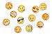 Emoji Refrigerator Magnets, Fridge Magnets, Cute Magnets, Perfect for Magnetic Message Whiteboard, Office Cabinets,12 Pack from Diames
