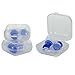 3 Pair GMS Pressure Reducing Flitemate Silicone Ear Plugs with 3 Carrying Cases Hearing Protection