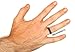 Silicone Wedding Ring Dark Grey Band for Women and Men - Size 7 Superior Rubber Rings - Premium Quality, Style, Safety, Comfort - Ideal Bands for Gym, Safe for Work, Hunting, Sports, and Travels