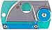Spyderco C188ALTIP Titanium Dog Tag Folding Knife, Blue/Green, 1.23-Inch
