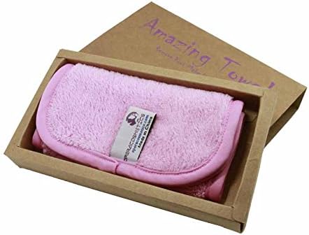 amazing towel micro-tech deep clean makeup Remover-Chemical Free (pink)